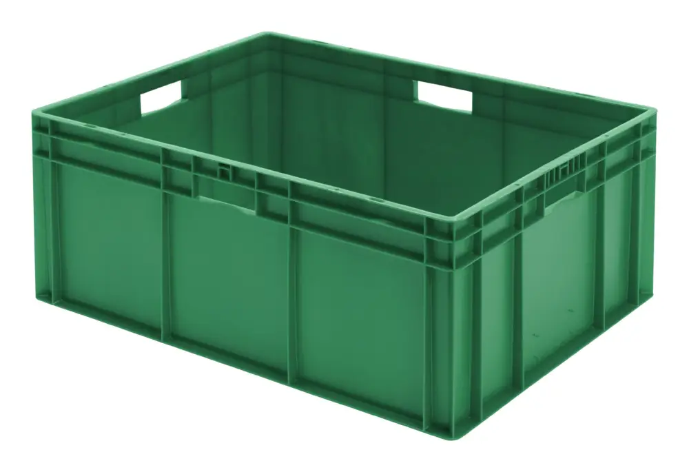 Direkt Vom Hersteller LA KA PE Stapeltransportkasten 800 x 600 x 320 mm grün