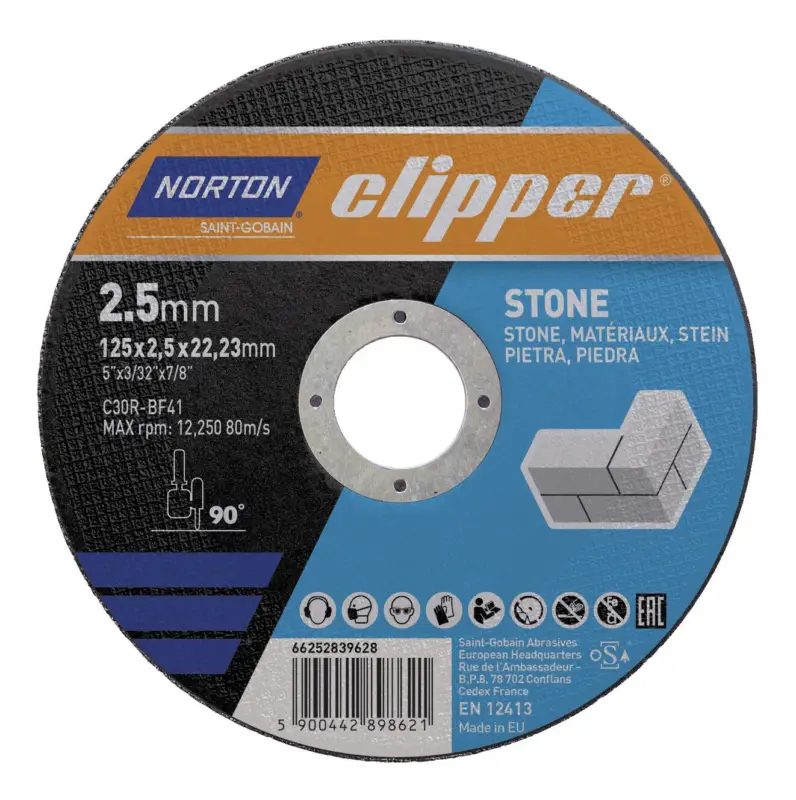 Clipper Trennscheibe Stein C30R-125 x 2,5 x 22,23 mm Meistverkauft