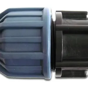 Bevo PP Klemm Kupplung 25 mm x 1/2" AG 16 bar Schwarz/Blau DVGW/KIWA/WRAS Wochenendangebot
