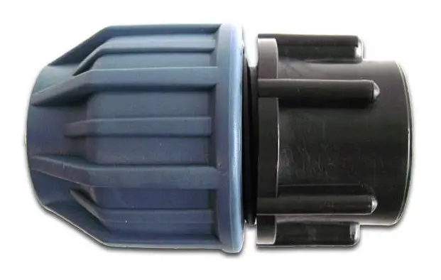 Bevo PP Klemm Kupplung 25 mm x 1/2" AG 16 bar Schwarz/Blau DVGW/KIWA/WRAS Wochenendangebot