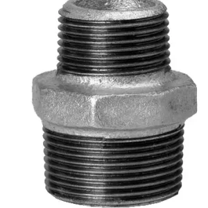 Billig Hermann Schmidt Reduktionsdoppelnippel 245 DN 25 x 20, 1"x3/4", AG/AG, verzinkt