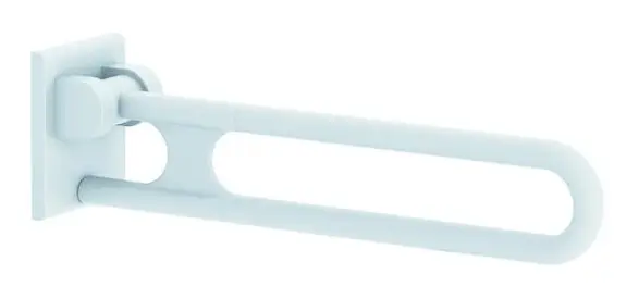 Solange Der Vorrat Reicht Normbau Stützklappgriff Nylon Care 725 mm, weiß