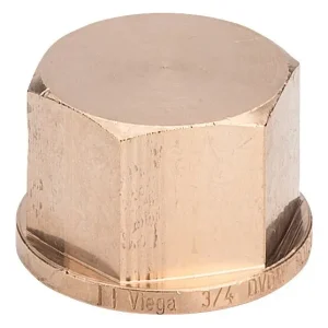 Sonderaktion Viega Kappe 3301 Rp 1, Rotguss, Mehrkant