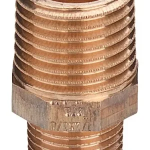 Viega Reduziernippel 3245 R 1 1/4xR 1, Rotguss, Mehrkant Super-Preis