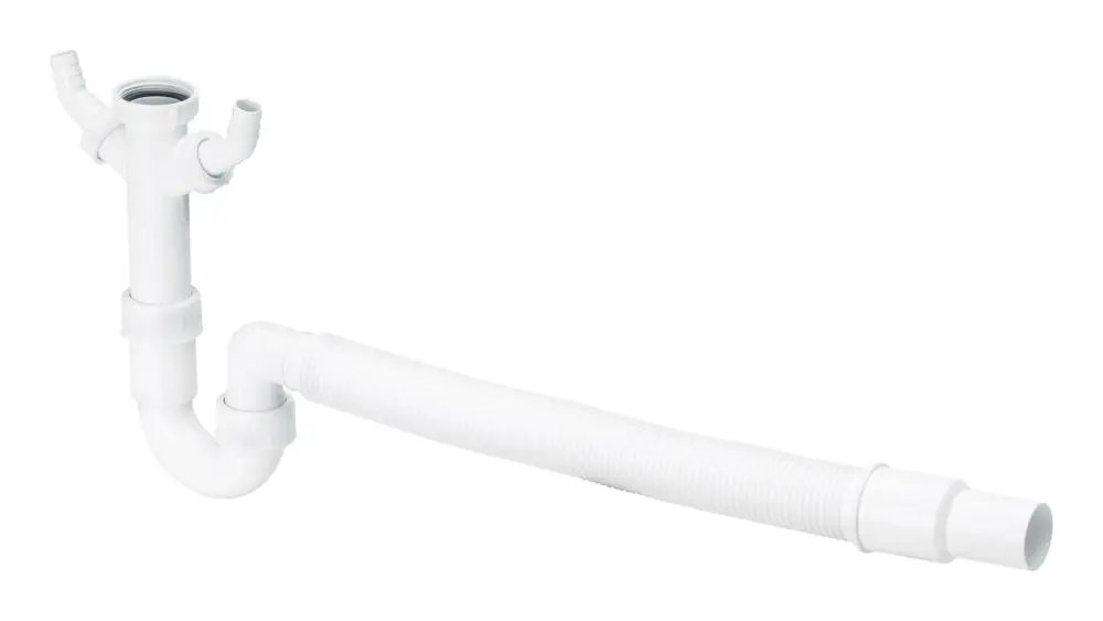 Geprüft Viega Röhrengeruchsverschluss 7985.17 G 1 1/2xDN 40/50, 500 mm, Kunststoff weiß