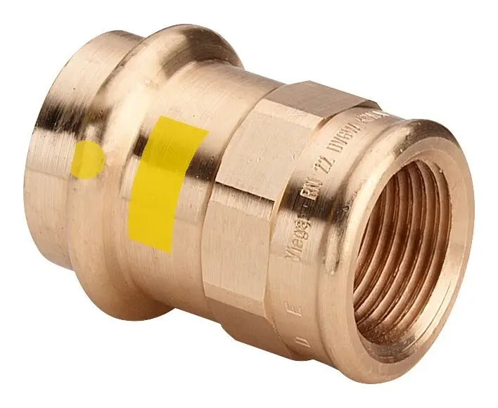 Viega Übergangsstück Profipress G 2612 18 mm xRp 1/2, Rotguss, SC-Contur, Mehrkant Billig