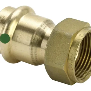 Jetzt Kaufen Viega Verschraubung Sanpress 2263 18 mm xG 3/4, Rotguss oder Siliziumbronze, flachdichtend, SC-Contur