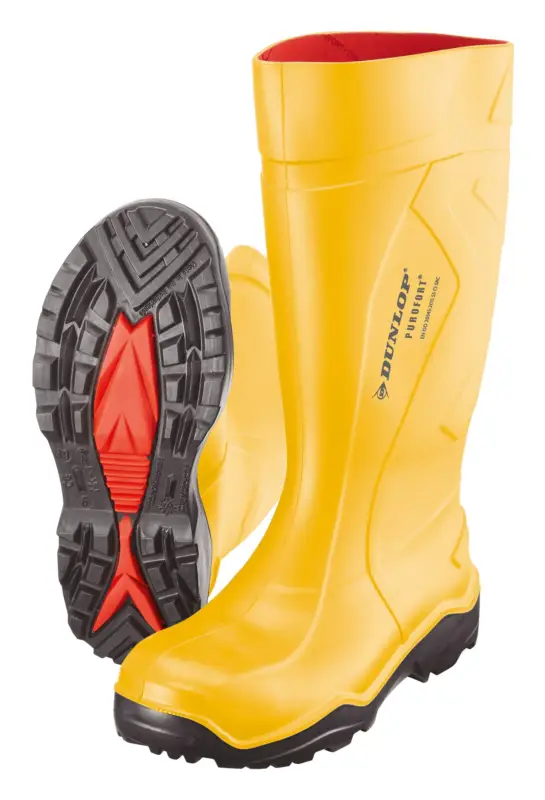 Dunlop Stiefel Purofort+ S5 Größe 46 gelb(Verpackungseinheit: 1Paar) Sofort Bestellen