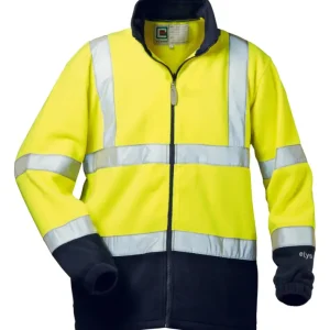 Elysee Warn-Fleecejacke Valentin Größe XL gelb / marine Versand Am Gleichen Tag