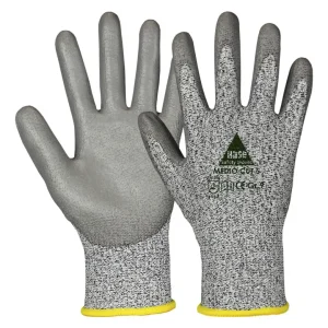 Hase Safety Schnittschutzhandschuh Medio Cut5 PU-beschichtet Gr.10(Verpackungseinheit: 10Paar) Super-Preis