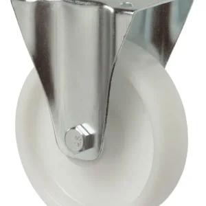 Markenprodukt BS Rollen Bockrolle 150 mm Stahlblech verzinkt Polyamid mit Rollenlager