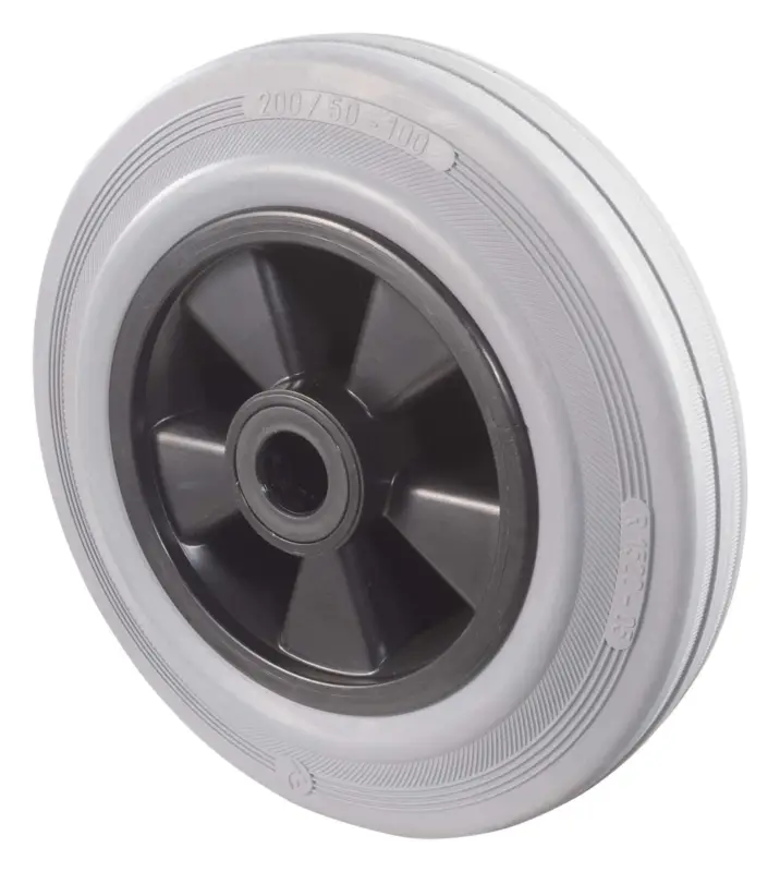 Top-Angebot BS Rollen loses Rad 160 mm Kunststofffelge Blaugrauer Reifen mit Korblager