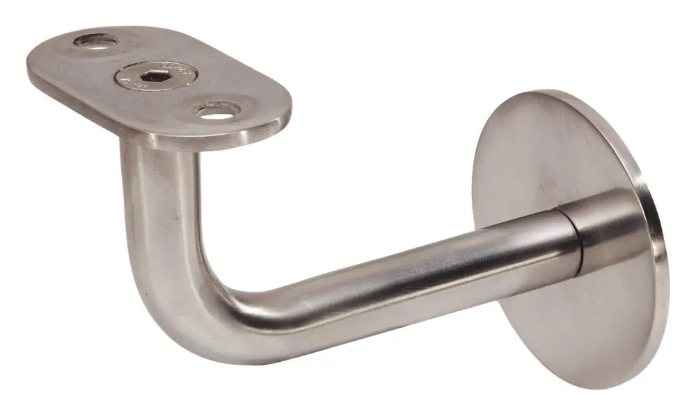 KWS 4571 Handlaufstütze Stand silberfarben für 75 mm Wandabstand Bestseller