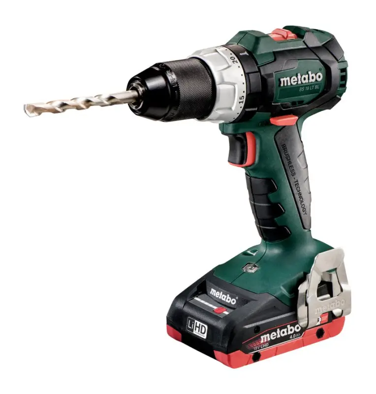 Letzte Chance Metabo BS 18 LT BL Akku-Bohrmaschine 2 x 4 Ah LiHD im Kunststoffkoffer