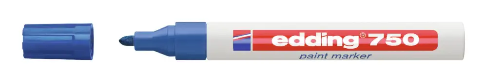 Edding Lackmarker Nr. 750 blau Nur Für Kurze Zeit