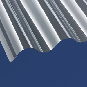 Einsteiger Polycarbonat Profilplatte P6 Sinus 177/51 1100 x 1600 x 0,8 mm - Klar Günstig