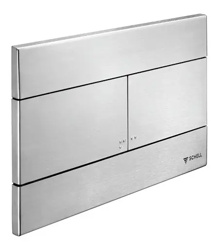 Schell Place WC-Betätigungsplatte Betätigung von vorne Edelstahl Heißes Angebot