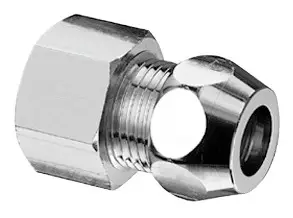 Preisknaller Schell Gerade-Verschraubung mit Innengewinde für Kupferrohre Ø 12 mm 1/2 IG x 1/2 AG Chrom(Verpackungseinheit: 50Stück)