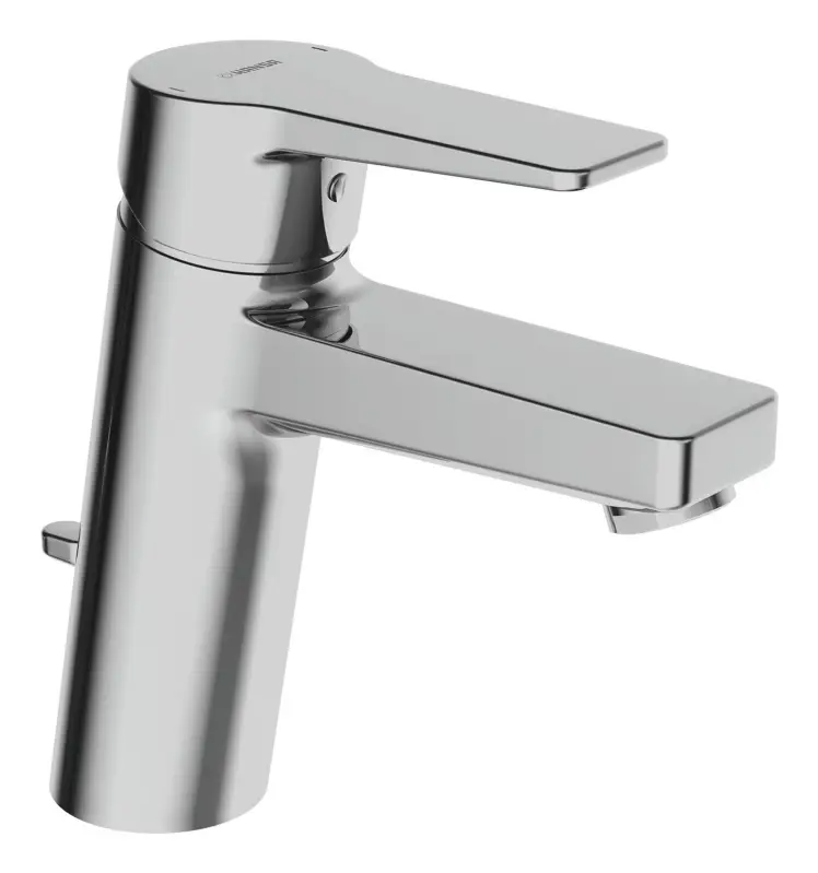 Hansa Hansatwist XL Waschtisch-Einhand-Einlochbatterie mit Zugstangen-Ablaufgarnitur Ausladung 123 mm Billig