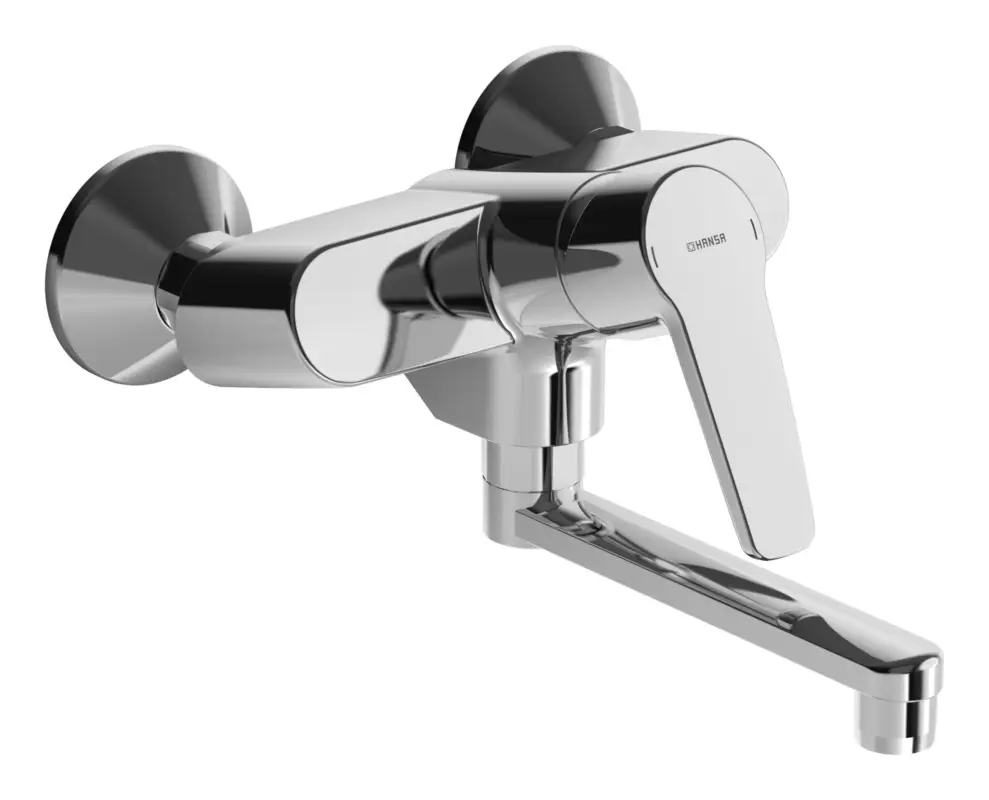 Jetzt Bestellen Hansa Hansapolo Spültisch-Einhand-Wandbatterie Ausladung 234 mm