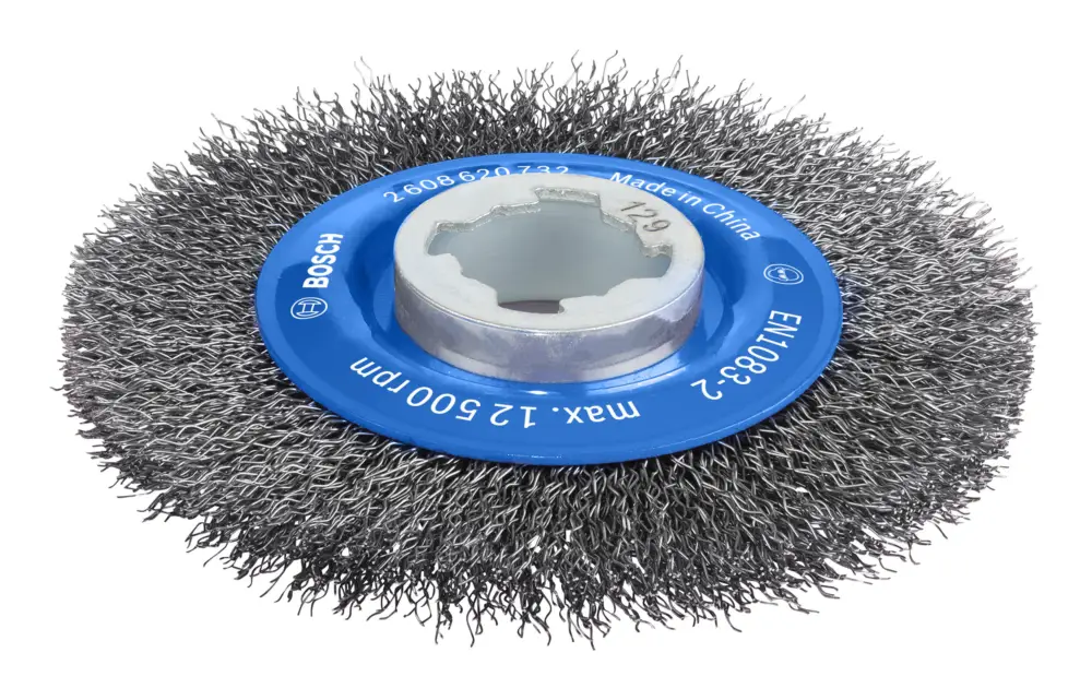 Markenprodukt Bosch Pro Metal clean X-Lock Scheibenbürste, 115 x 0,3 mm