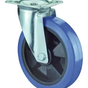 Wochenendangebot BS Rollen Lenkrolle blau Kunststofffelge L400.B61.200