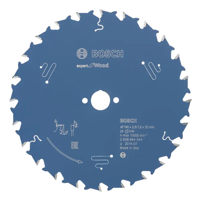 Must-Have Bosch Expert Wood Kreissägeblatt, 190 x 20 x 2,6 mm, 24 Zähne