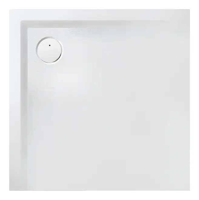 Hoesch Muna Quadratduschwanne mit Antirutsch 900 x 900 mm - Weiß Super-Preis