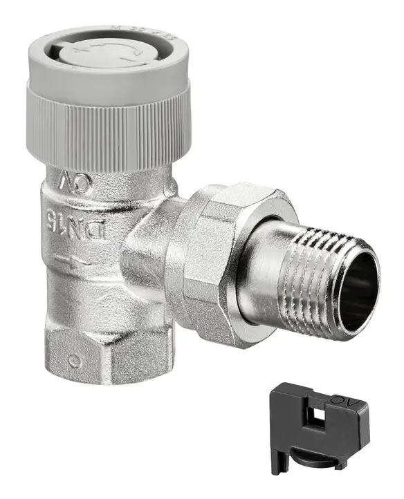OVENTROP Thermostatventil AQ Eckform DN 10 M 30 x 1,5 Messing - vernickelt Mega-Angebot