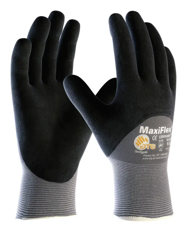 Letzte Chance ATG Montagehandschuh MaxiFlex Ultimate. vollb., Größe 10(Verpackungseinheit: 12Paar)