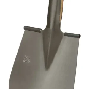 Idealspaten Bauspaten Kieler Form Größe 2 D-Stiel Trittschutz Echt