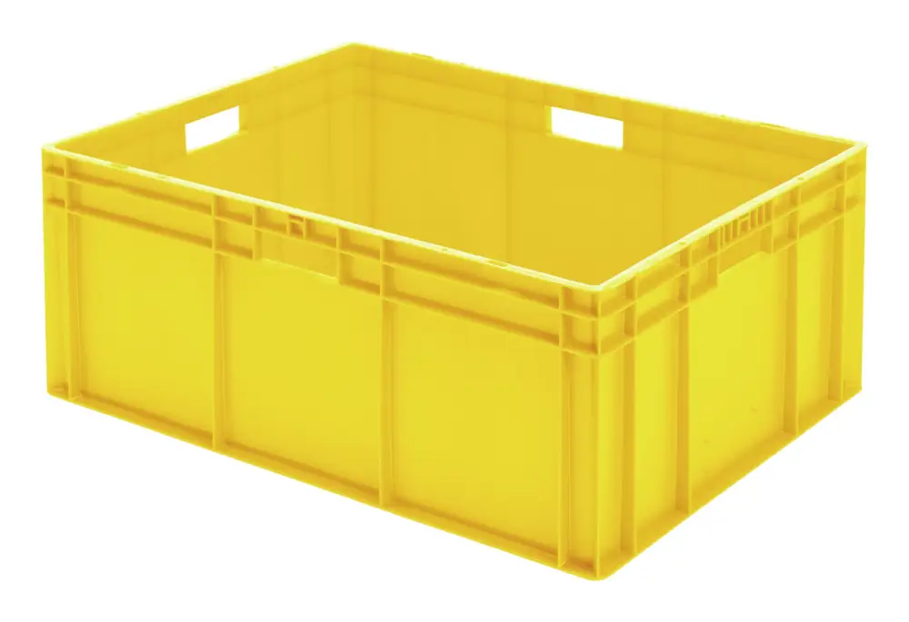 Markenprodukt LA KA PE Stapeltransportkasten 800 x 600 x 320 mm gelb