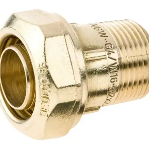 Finale Aktion Beulco PE-Übergangsstück 6601 MS, 1 1/2" AG, 50 x 4,5/4,6 mm, Stützrohr