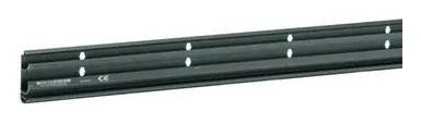 Hager Sockelleistenkanal UT H55mm Kunststoff 2 Trennwänder schwarz(Verpackungseinheit: 2Meter) Sonderaktion