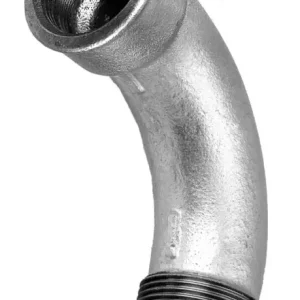 Hermann Schmidt Bogen 1 DN 20, 3/4", 90 Grad, IG/AG lang, verzinkt Neuheit