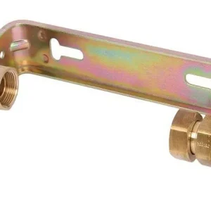 Sale Schlösser Wasserzähler-Bügel 2250 1" Qn 2,5, Stahl, verzinkt, waagerecht, Verschraubung