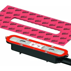 TECE Ablauf drainprofile DN 40, Auslauf seitlich, flach Must-Have