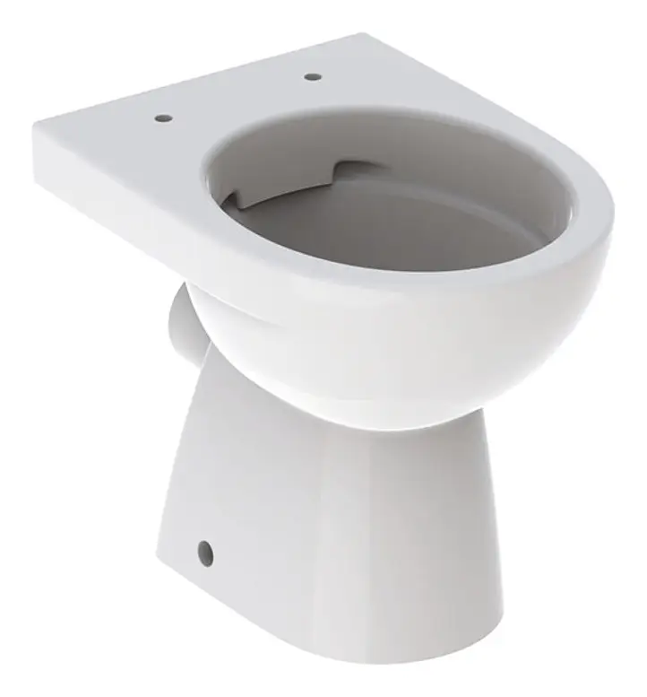 Geberit Renova Tiefspül-WC bodenstehend Rimfree Abgang waagerecht - Weiß KeraTect Zertifiziert