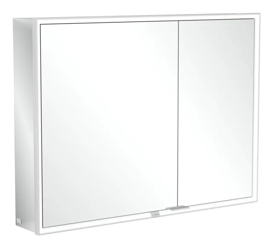 Villeroy & Boch My View Now Vorbau-Spiegelschrank 2 Türen mit Beleuchtung (2x LED) 1000 x 750 x 168 mm Neuheit