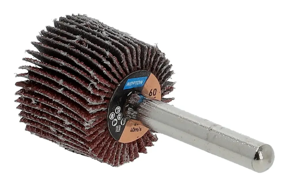 Norton Fächerschleifer mit Schaft R207Plus 25 x 20 x 6 P60(Verpackungseinheit: 10Stück) Knallerangebot