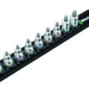 Highlight Wera Schraubendrehereinsatz Satz mit Haltefunktion 3/8" T10-50 9-teilig