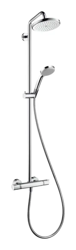 Ausverkauf Hansgrohe Croma Showerpipe 220 1jet mit Thermostat - Chrom