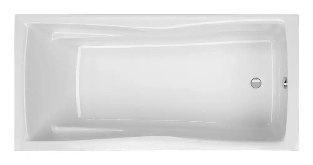 Schröder Wannentechnik Andorra Rechteckbadewanne 1600 x 750 mm - Weiß Letzte Chance