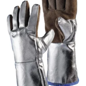 Super-Preis Jutec Hitzeschutzhandschuh Sebatanleder, Alu, 38 cm(Verpackungseinheit: 1Paar)