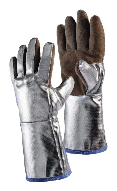 Super-Preis Jutec Hitzeschutzhandschuh Sebatanleder, Alu, 38 cm(Verpackungseinheit: 1Paar)