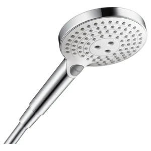 Billig Hansgrohe Raindance Select S Handbrause 120 3jet - Weiß / Chrom