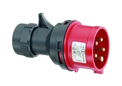 Schnäppchen ABL Sursum CEE-Stecker 5p 32A IP44 400V (50+60Hz) rot 6h Schraubklemme gerade Kunststoff Verschraubung