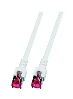 EFB Patchkabel Cat6 3m weiß S/FTP RJ45 8(8) AWG26 Nur Heute