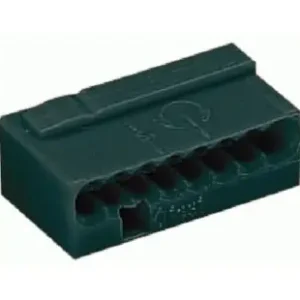 Wago Steckklemme 8fach 100V 6A dunkelgrau Ø0,6-0,8mm(Verpackungseinheit: 50Stück) Sonderaktion