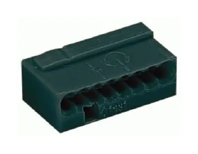 Wago Steckklemme 8fach 100V 6A dunkelgrau Ø0,6-0,8mm(Verpackungseinheit: 50Stück) Sonderaktion